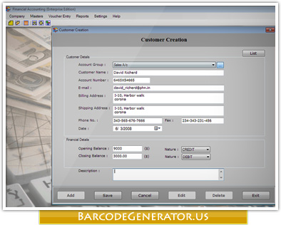 Financial Accounting Software with Barcode Support(Enterprise Edition)