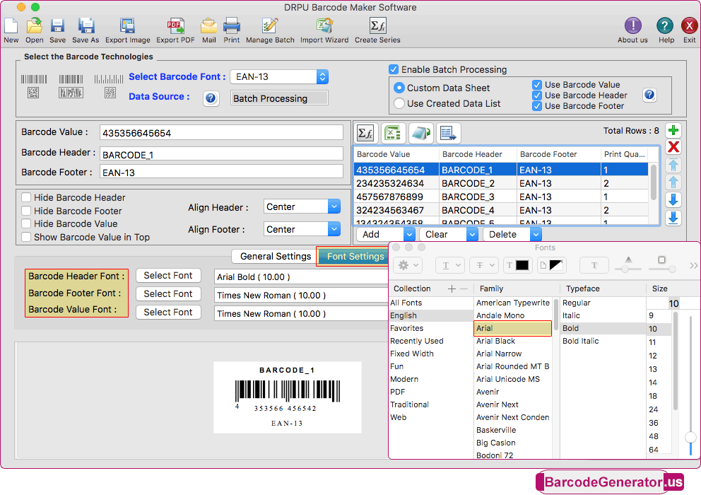 change font size in preview for pdf mac