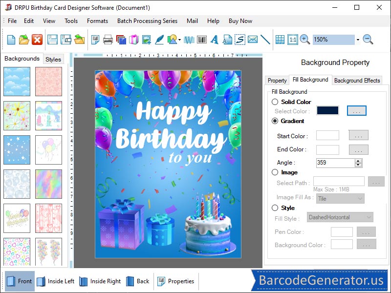Birthday Cards Maker Software 6.3.4 full
