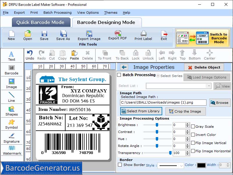 Professional Barcode Generator Windows 11 download
