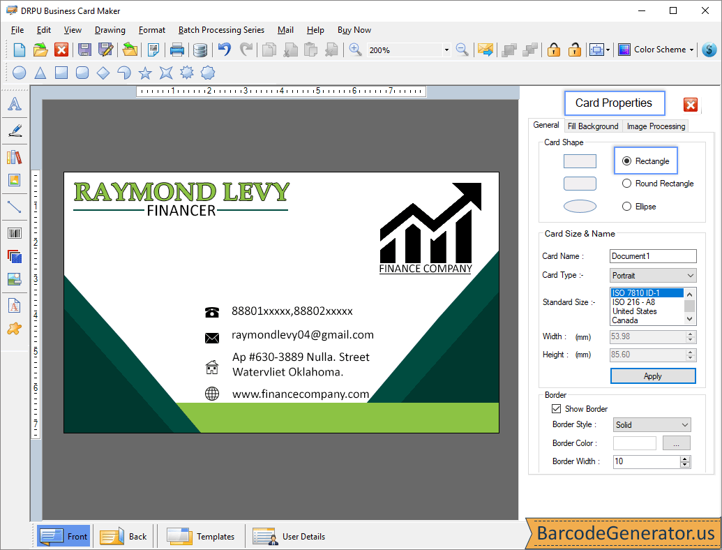 business card maker for pc free download