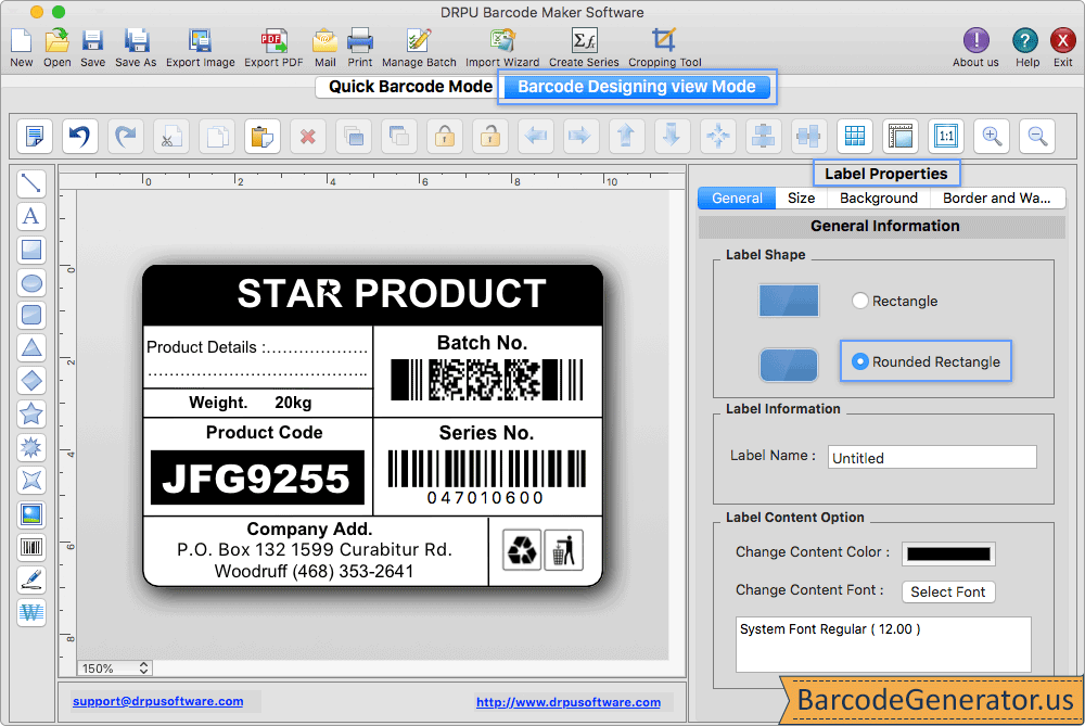 mac barcode generator freeware