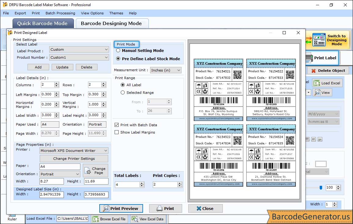 free barcode generator software