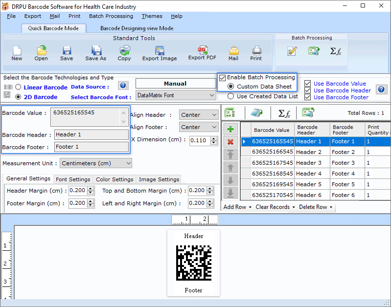 Healthcare Barcode Label Maker Software Windows 11 download