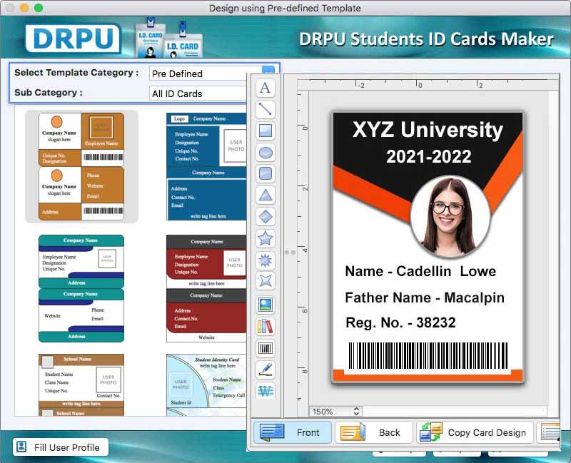 Mac Students ID Cards Maker Software 9.3.2.4 full